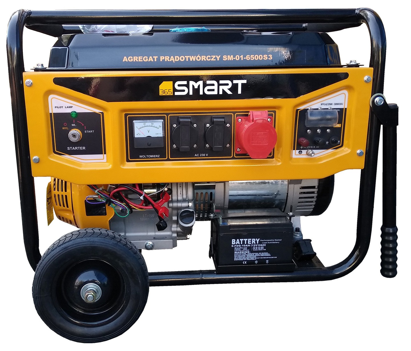 SMART365 GENERATOR AGREGAT PRĄDOTWÓRCZY 5500W 230V 400V AVR Marka Smart