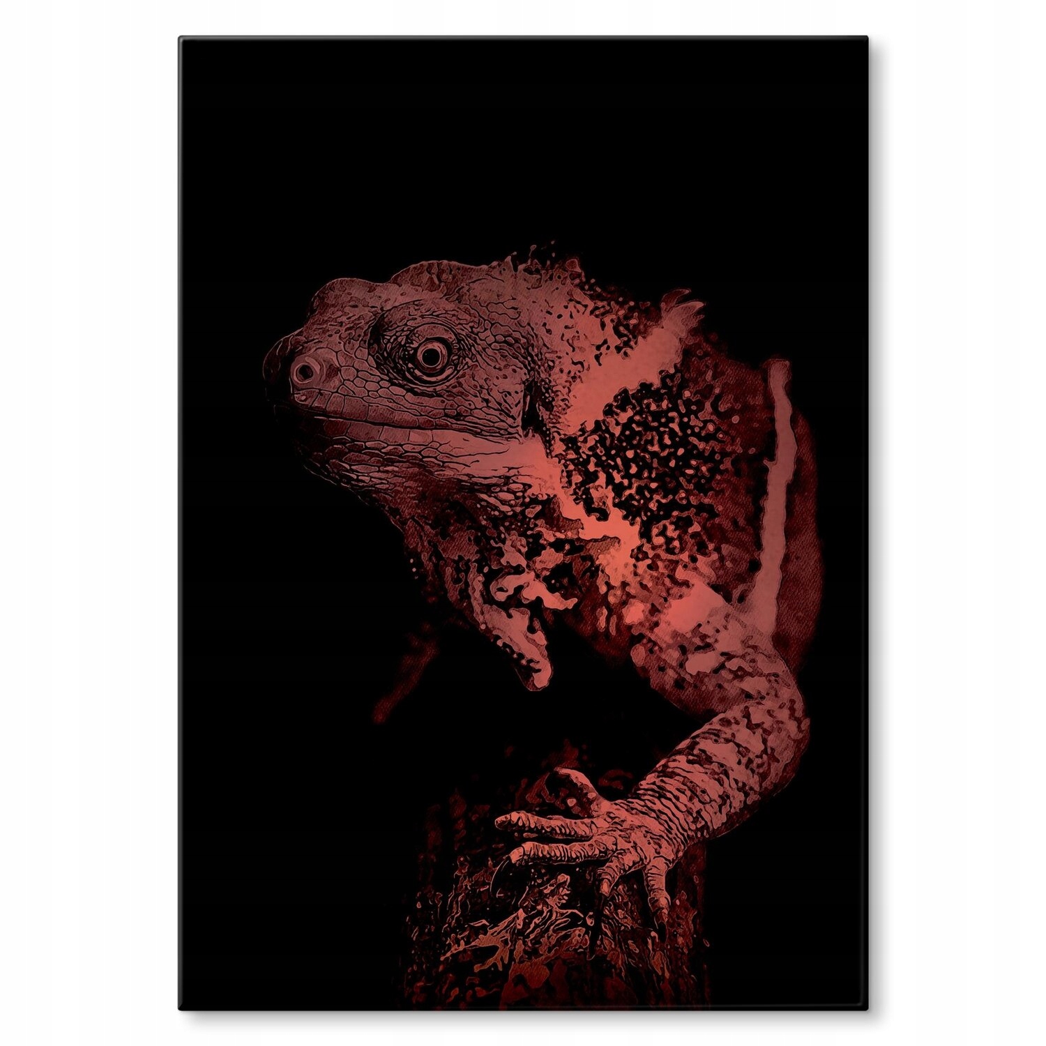 Kovový plakát Ještěr Dárek 30 x 42 cm