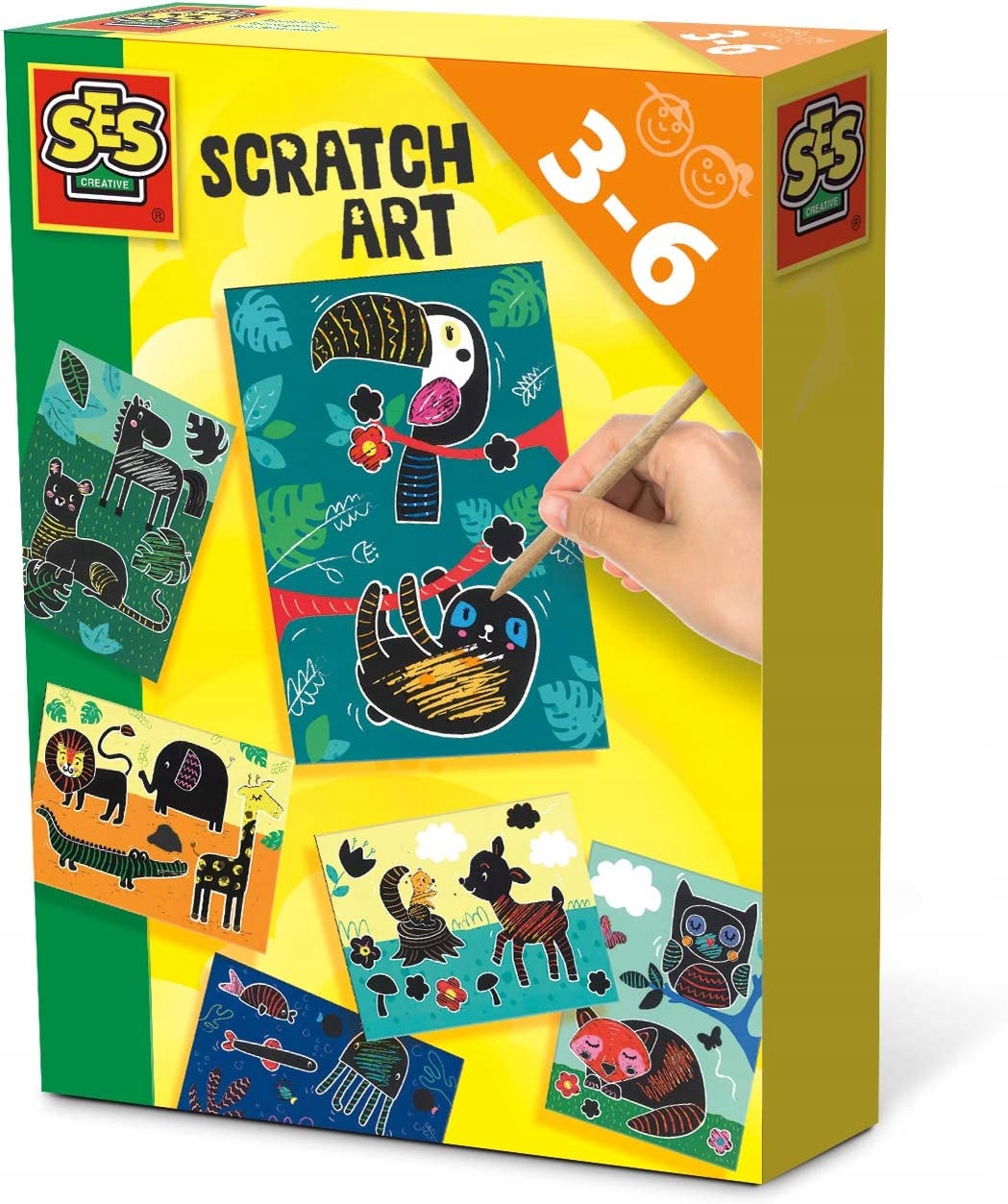 Zdrapywanki zdrapki wydrapywanki 4 karty SES 14622