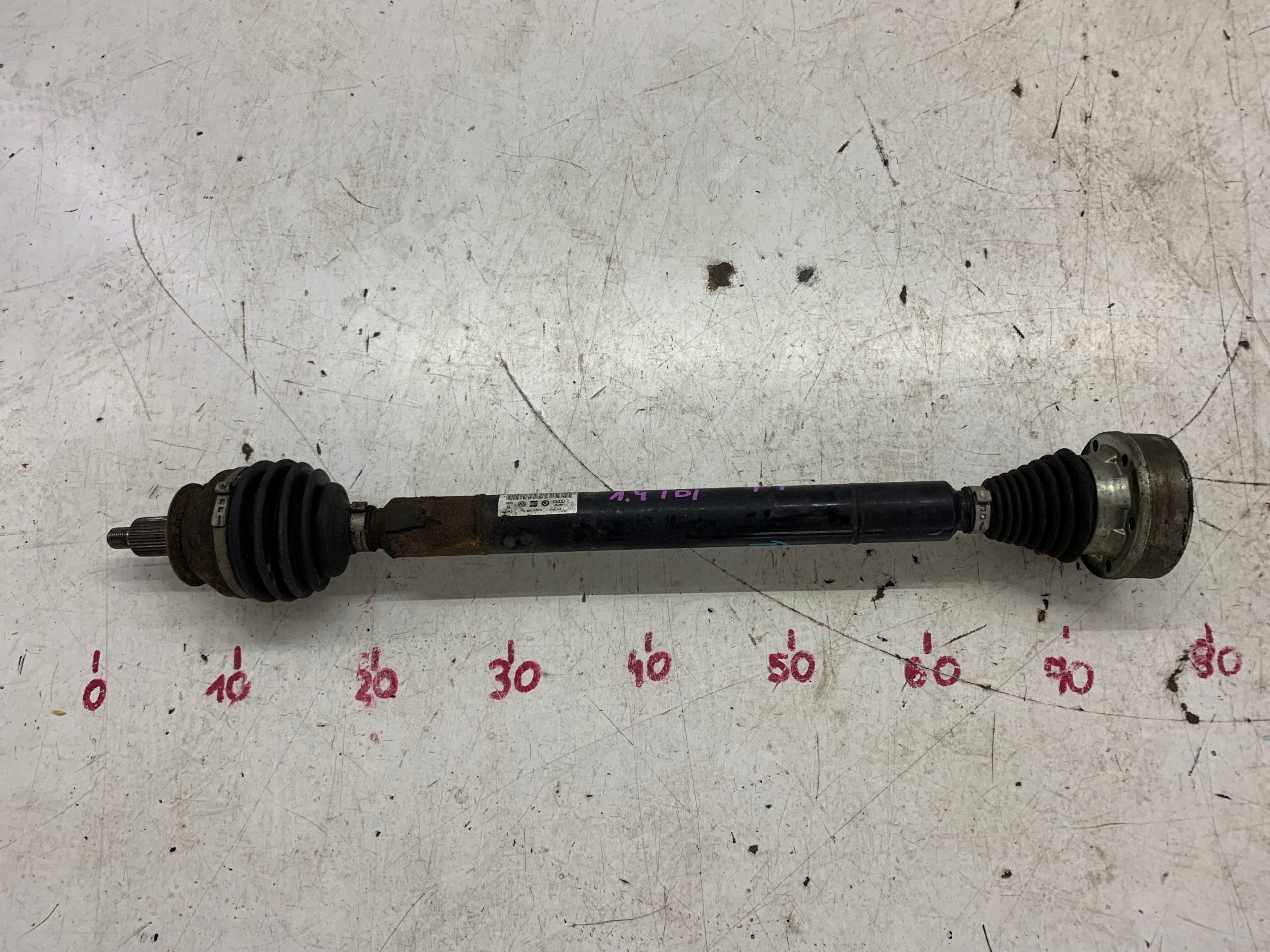 semi-axis right front 6C0407272C SKODA FABIA III 1.4 TDI 14-21