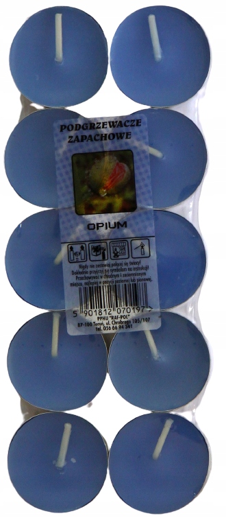 

Podgrzewacz Tealight Zapachowy Opium 10 Szt.