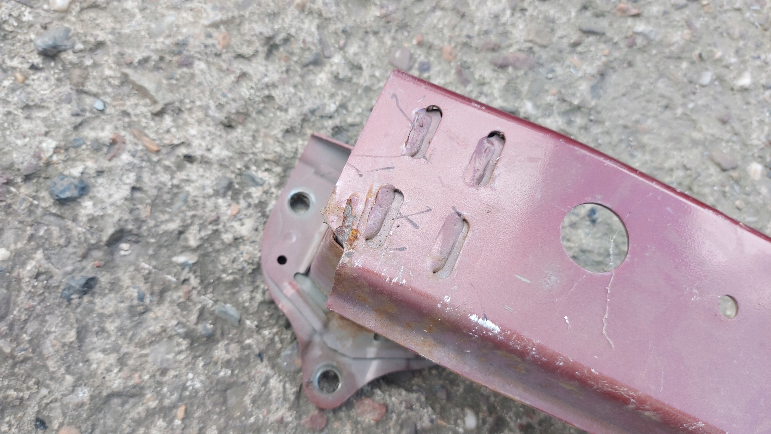 bumper support rear part rear TOYOTA YARIS III 11