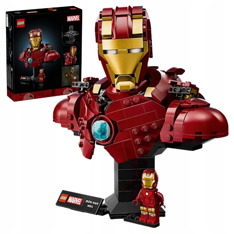 Lego Heroes Marvel Busta Iron Mana MK4 Stavebnice Sada Kostek
