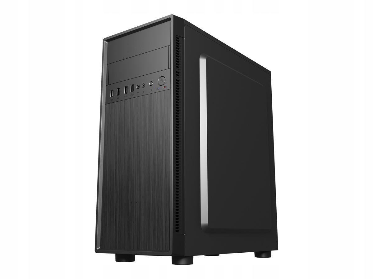 OBUDOWA FORNAX 160 ATX 2xUSB 3.1 2xUSB 2.0 BIUROWA Stan opakowania oryginalne