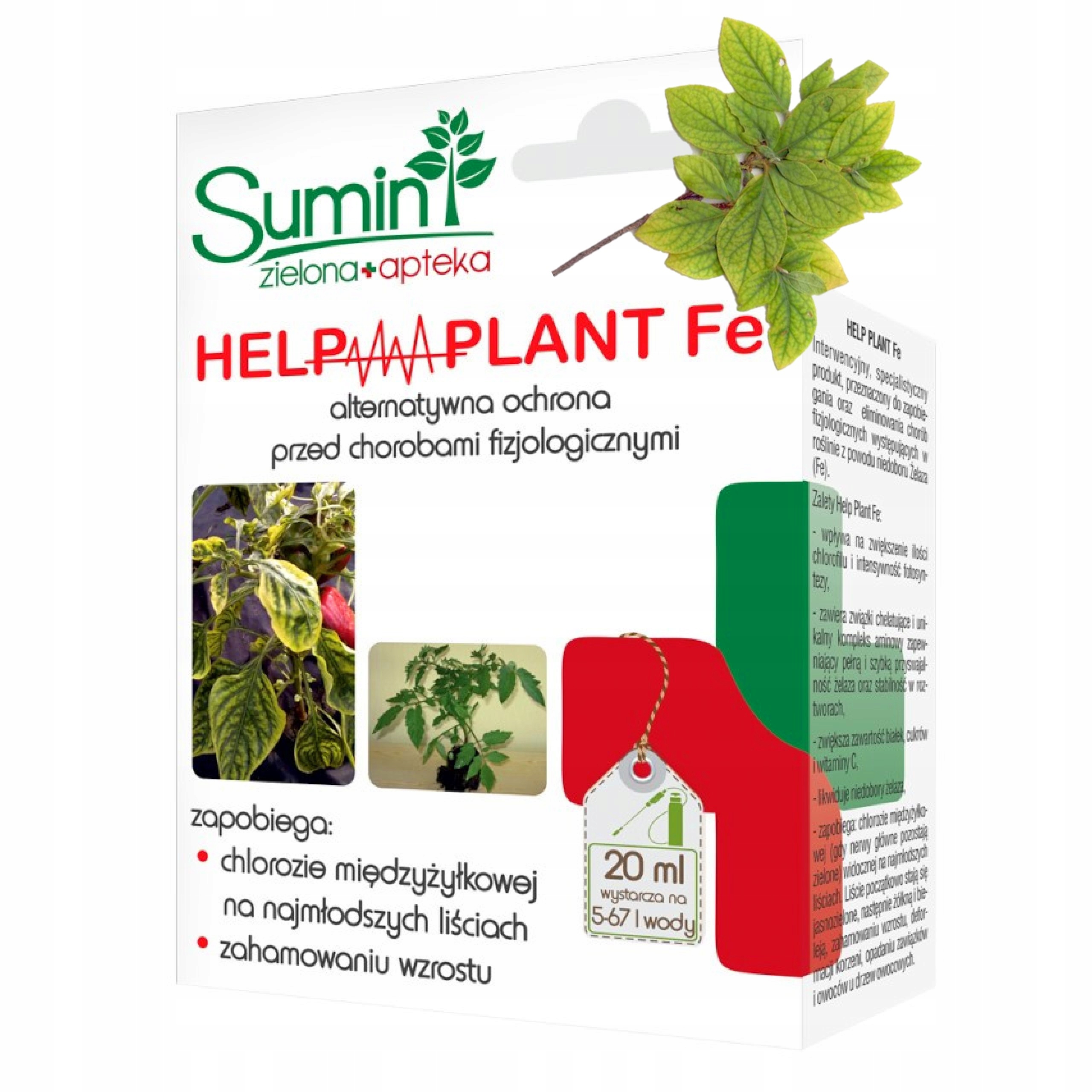 

Help Plant Fe Uzupełnia Niedobory Żelaza 20 ml