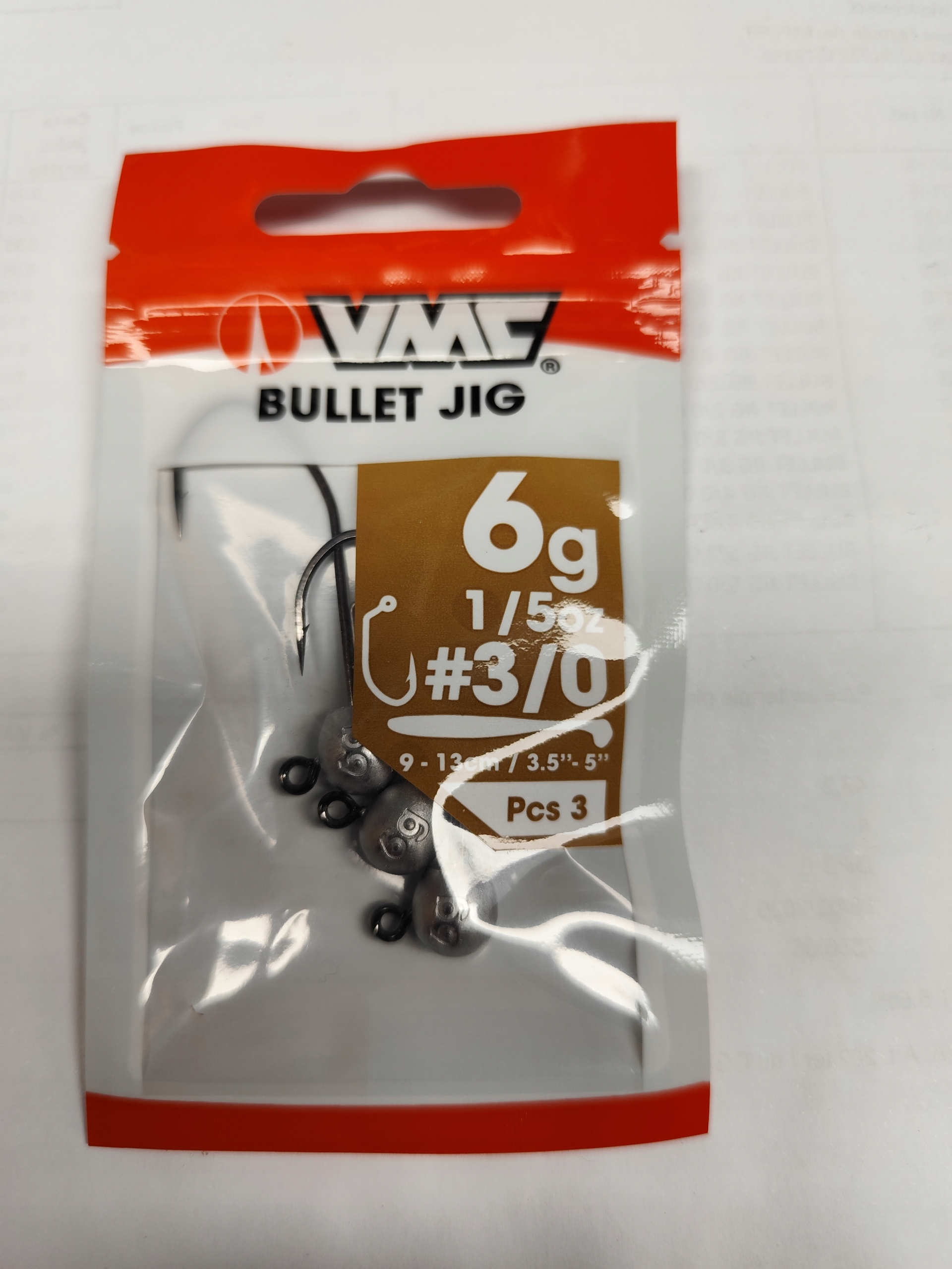Główka Jigowa VMC Bullet 8g nr 3/0