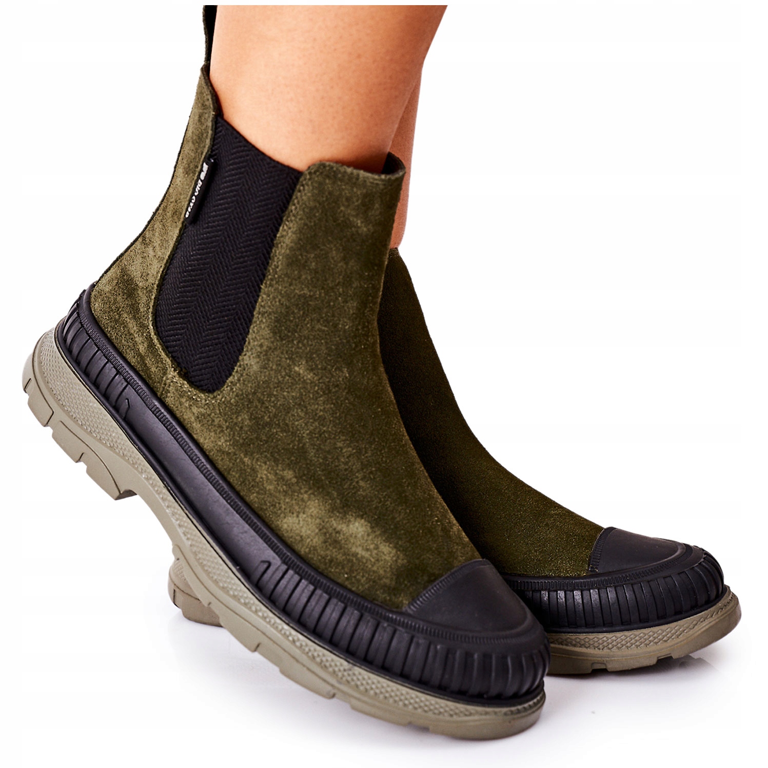 

Sztyblety Botki Big Star II274355 Khaki Zamsz 38