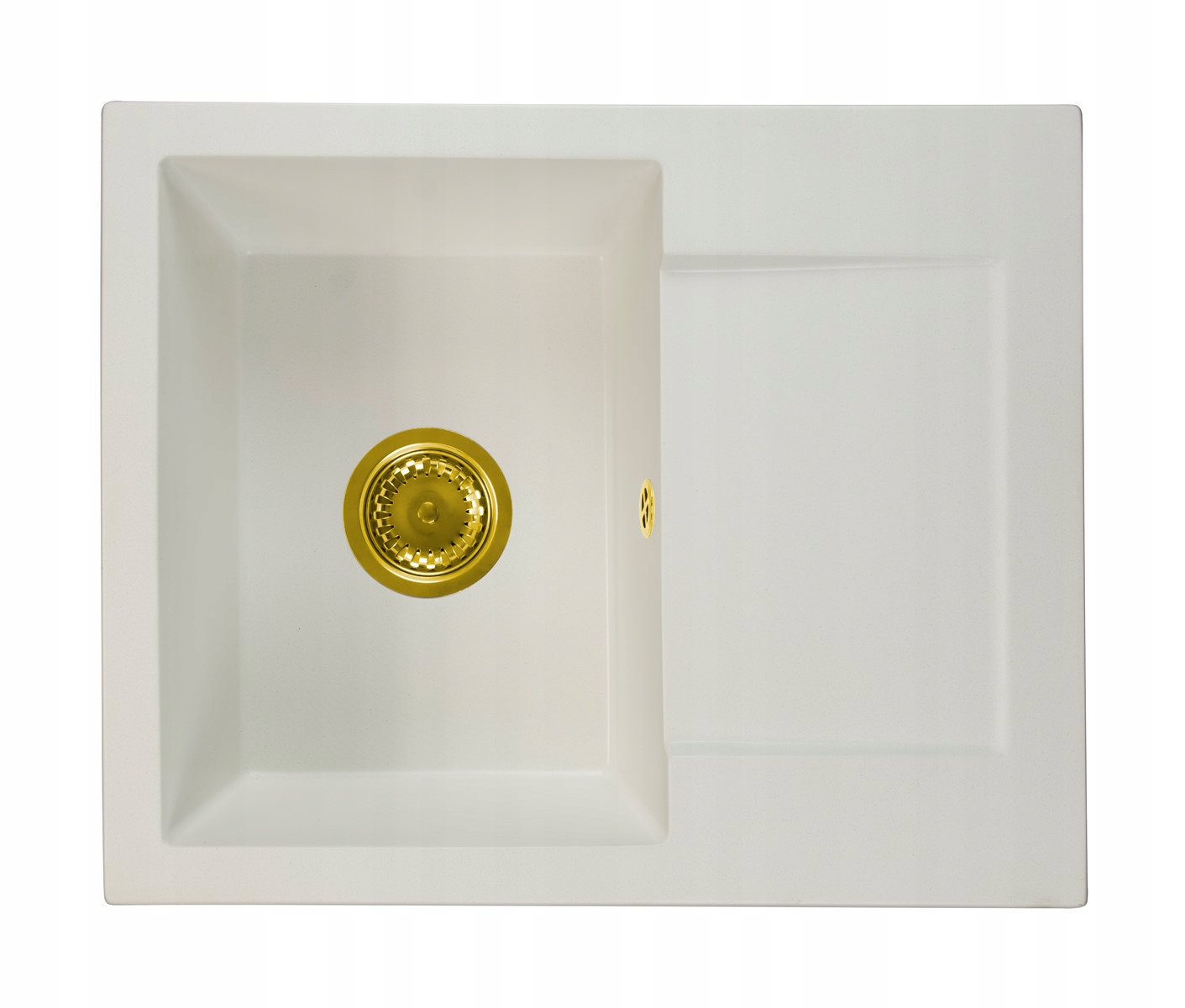 

Zlewozmywak granitowy jednokomorowy Złoty syfon