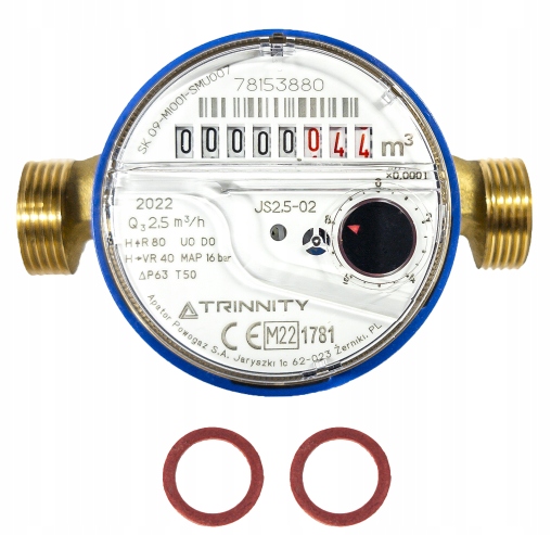 

Wodomierz Licznik Wody Zimnej 1/2" 2,5m3 MID