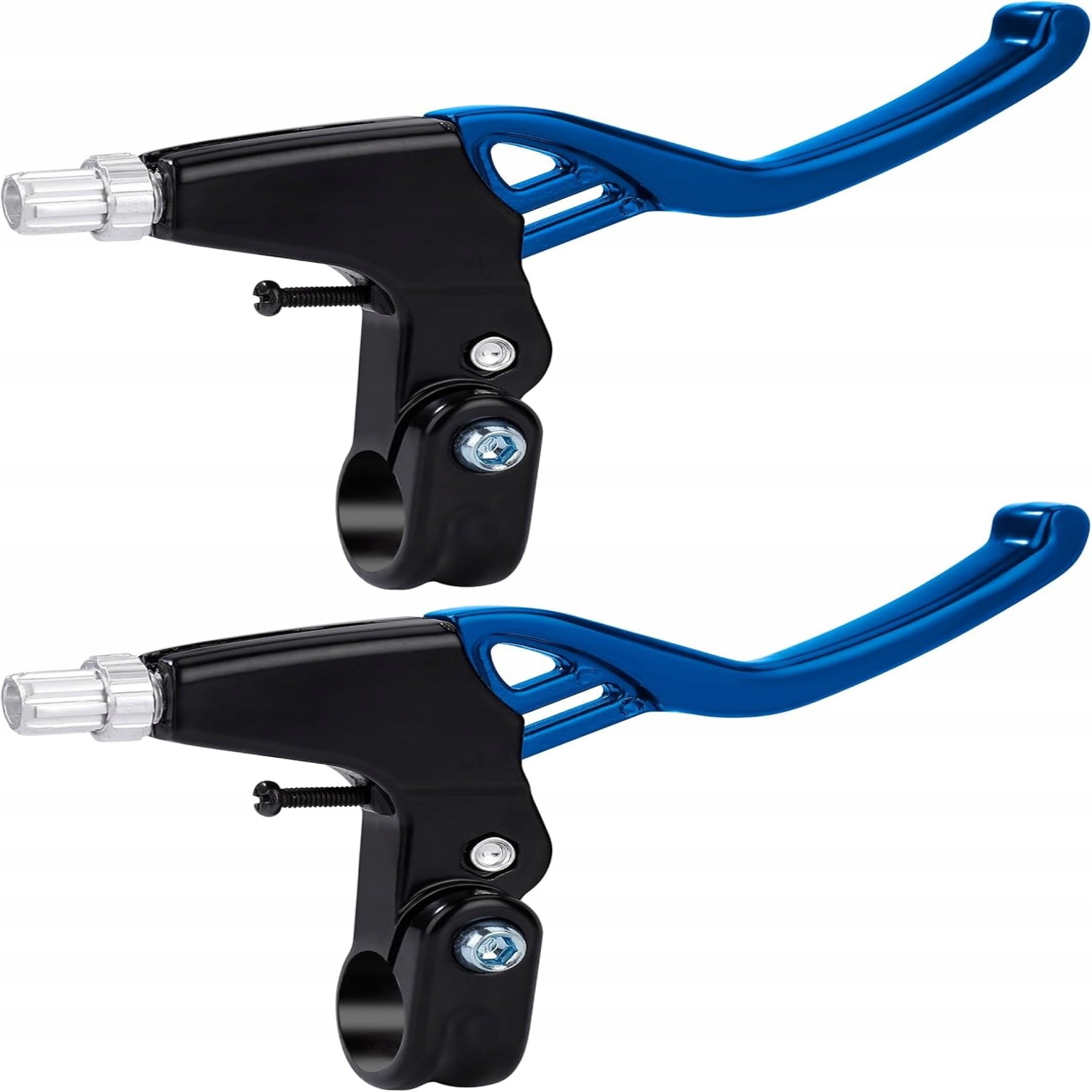KLAMKI HAMULCA ROWEROWEGO DŹWIGNIE MTB 22mm NIEBKIESKI