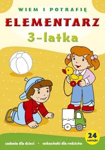 Elementarz 3-LATKA NAKLEJKI WIEM I POTRAFIĘ HIT