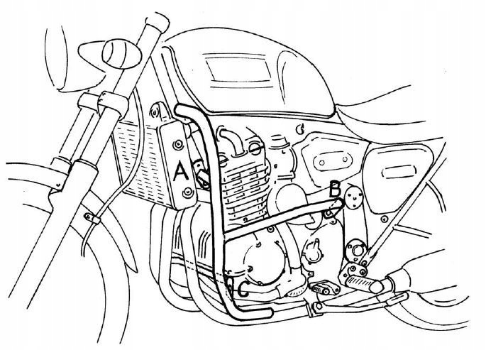 MB Gmole Hepco Becker для Triumph Legend TT