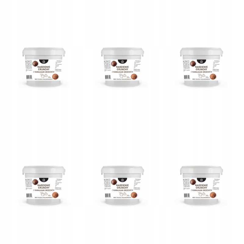 CD Náplň Crunchy s kousky ořechů, 1 kg X6