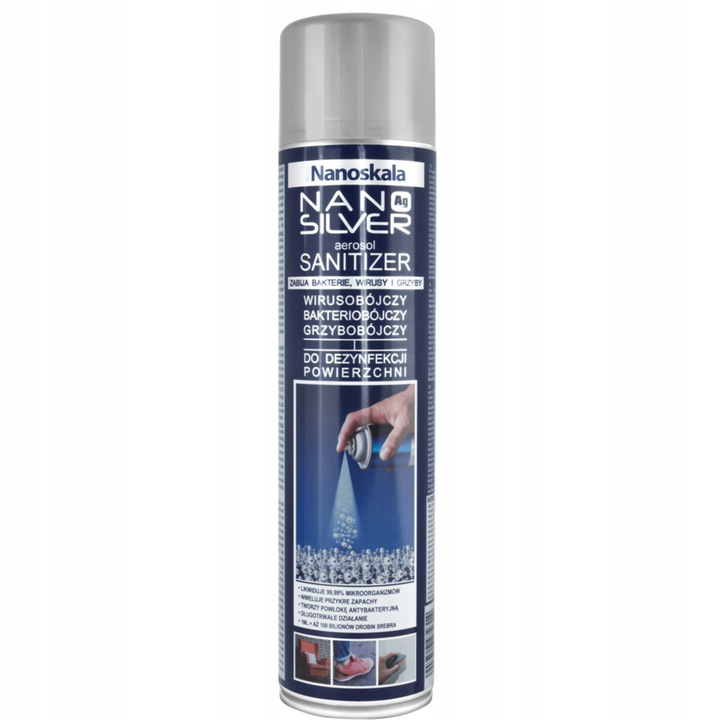 

Dezynfekcja Nanosrebro Wirus Grzyby Bakterie 125ml