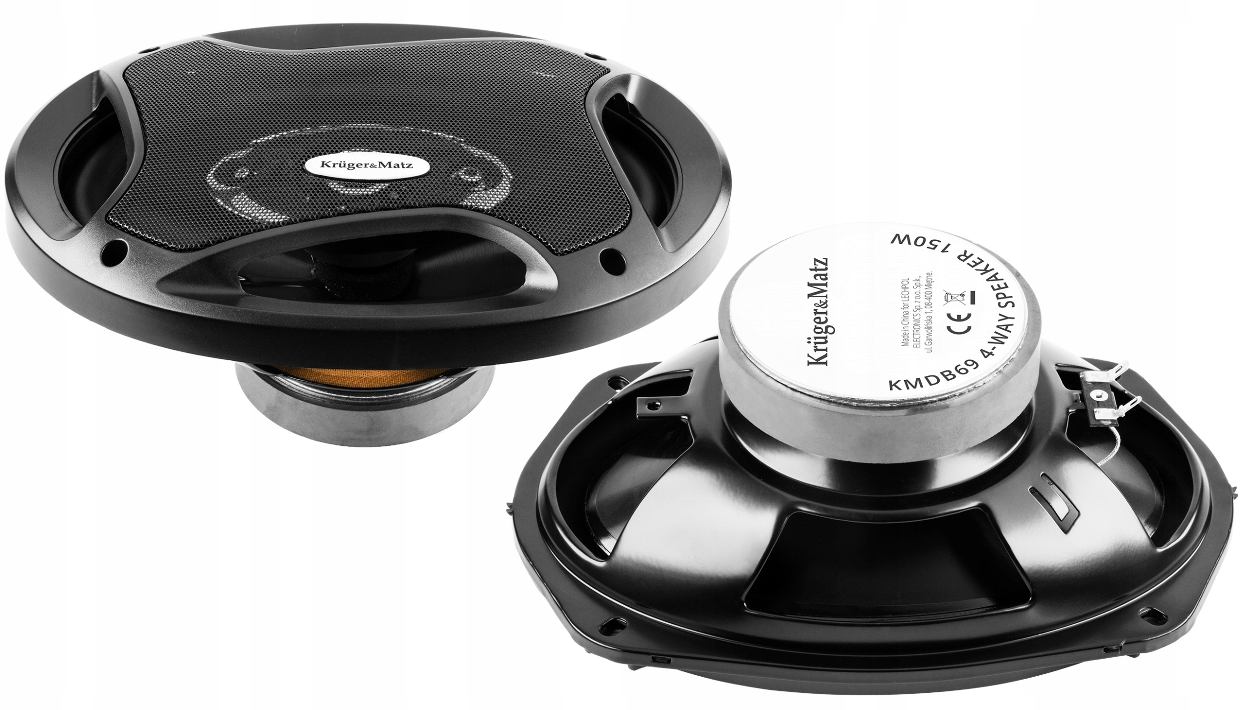 GŁOŚNIKI SAMOCHODOWE 2 SZT KMDB69 300W 6X9 MOCNE