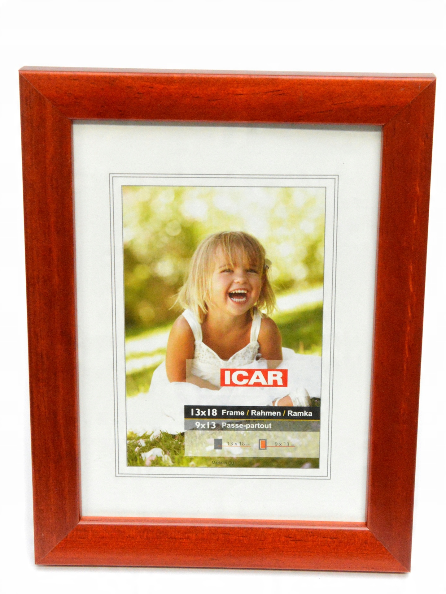 

Drewniana Ramka Na Zdjęcie 13x18 CM Icar Mahoń