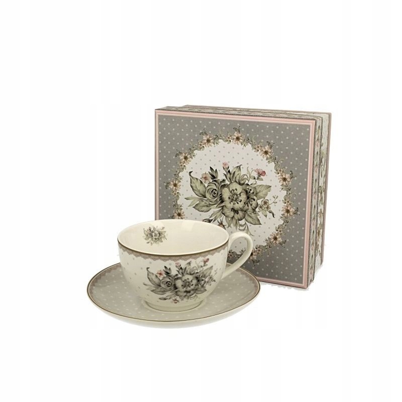 

Filiżanka porcelanowa ze spodkiem 250 ml Maya