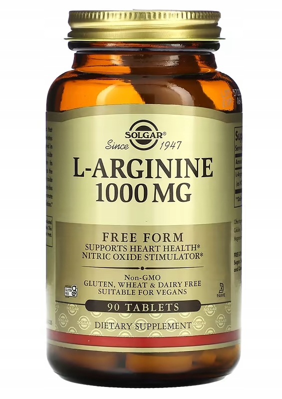 Solgar L-arginine 1000 mg 90 tablet L-argininu