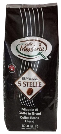 Caffe Monfirte 5 Stelle Włoska kawa 100% arabica 1kg