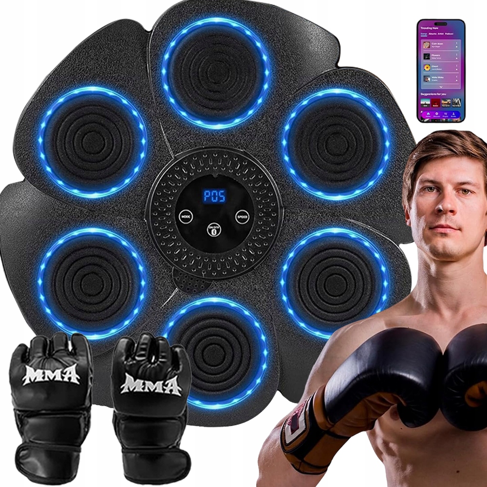 Tarcza Bokserska Treningowa Cel Ścienny Elektroniczna Maszyna Bokserska