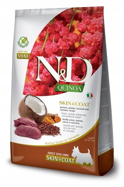 Farmina Quinoa Dog Skin&coat suché krmivo pro psy s kůží a srstí 2,5 kg