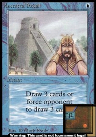 【PSA10】Ancestral Recall(30A)【MTG】 Magic MTG Magic: The Gathering 30th Anniversary Edition 30A