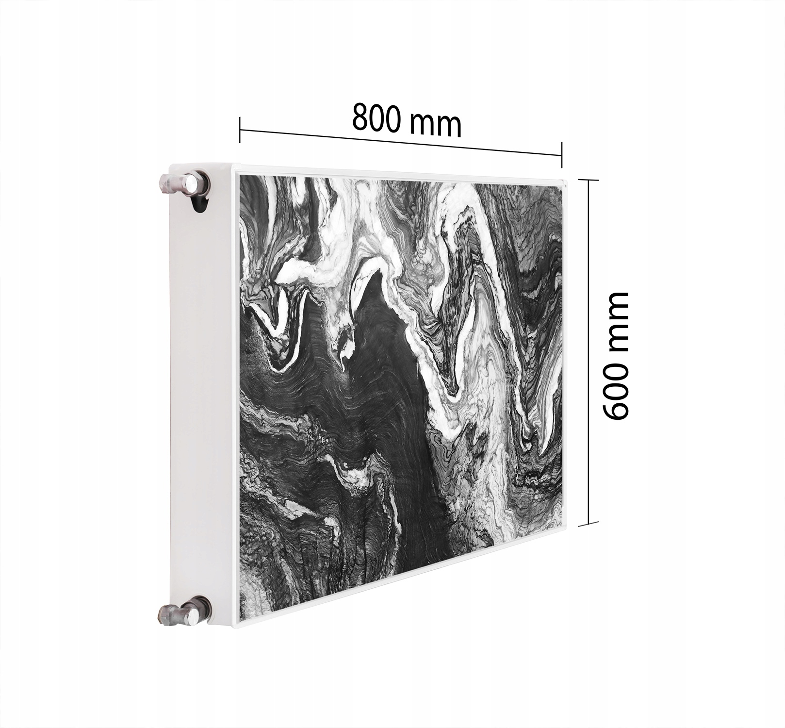 Magnetická Krytka Na Radiátor 80x60 Marmur Mata Magnet