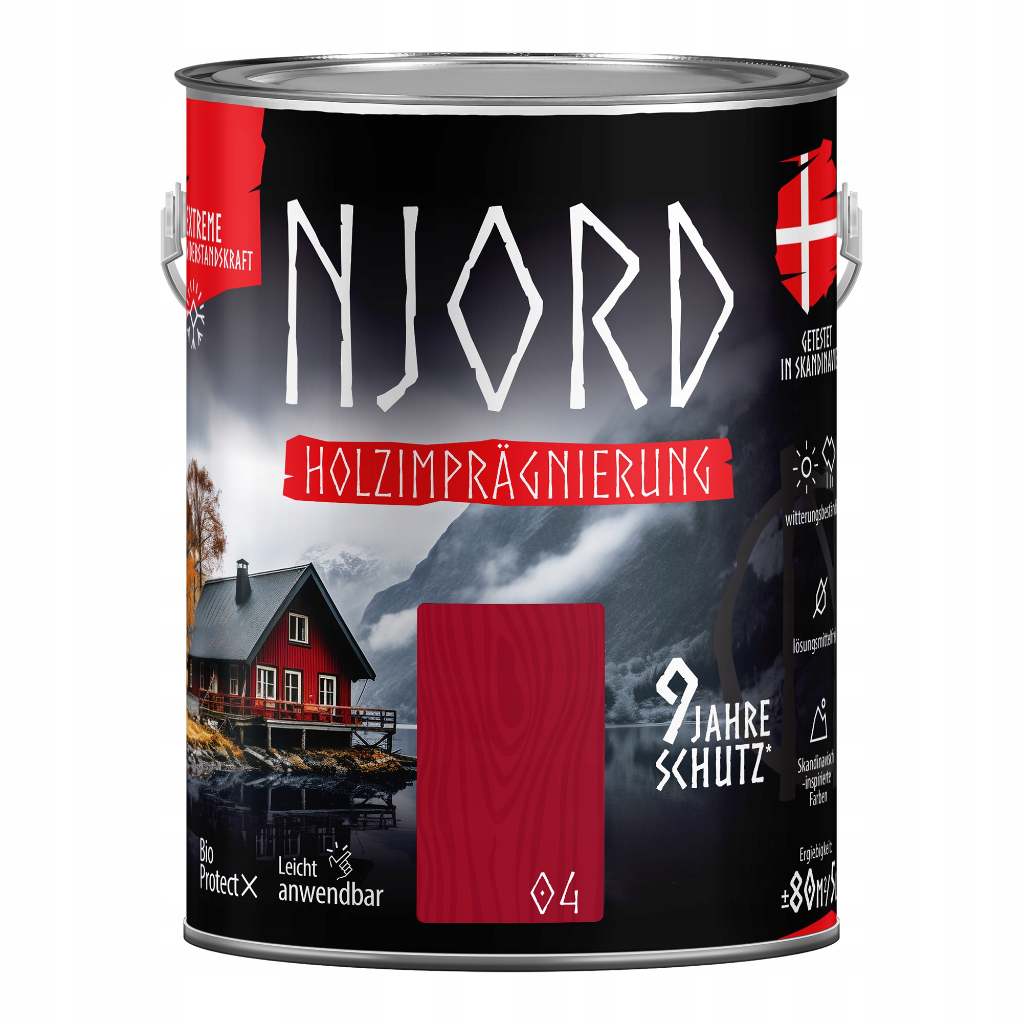 Odolný vůči podmínkám Impregnát na dřevo Normal (04) Fischerhütte 5L