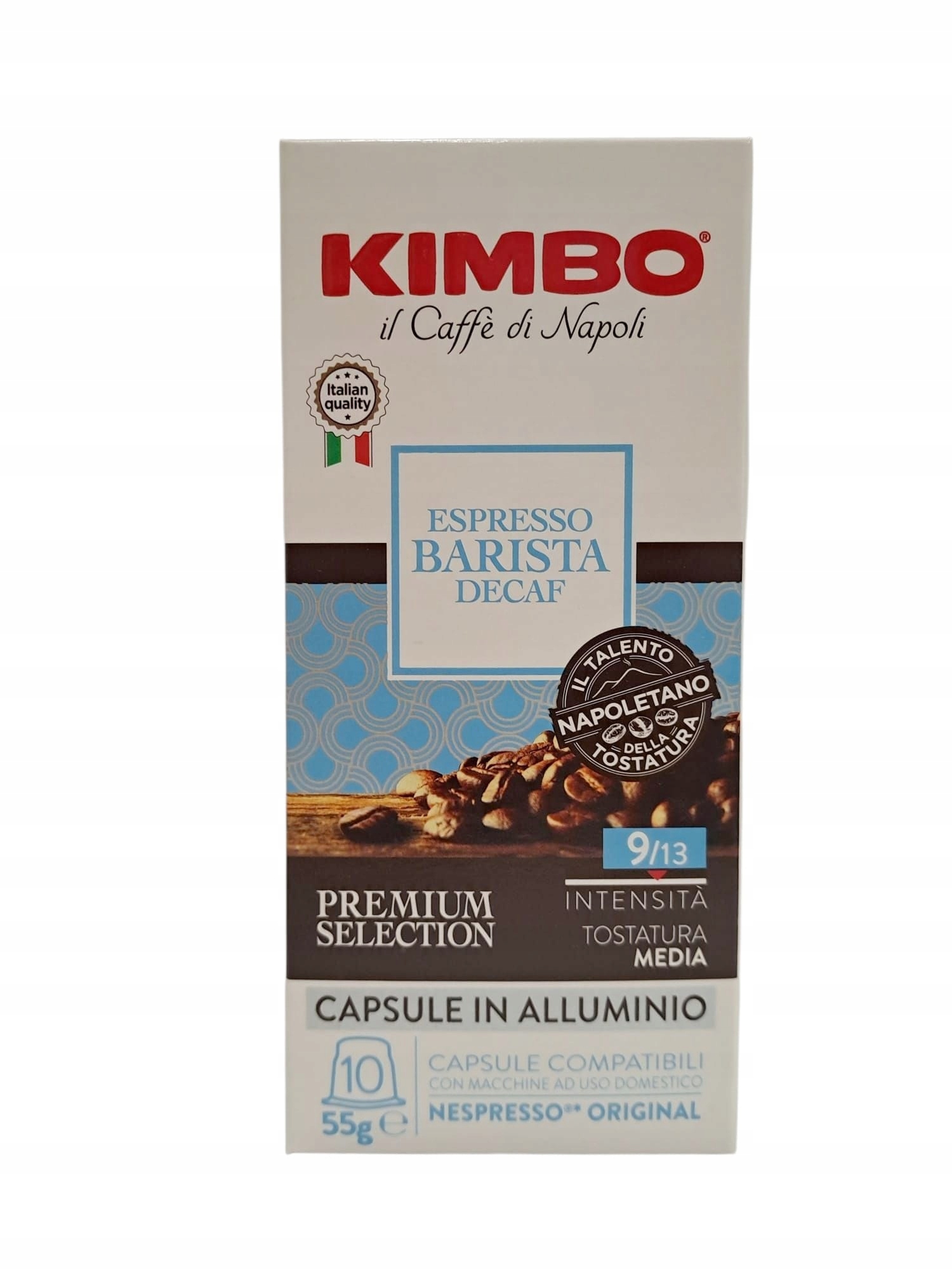 Kimbo Nespresso Espresso Barista Decaf – 100 kapsułek bezkofeinowych