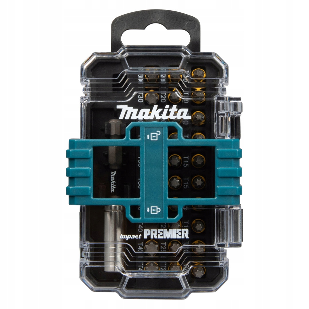 Zestaw bitów Makita E-25111 Impact Premier 25mm Hex 1/4'' uchwyt 31el. etui