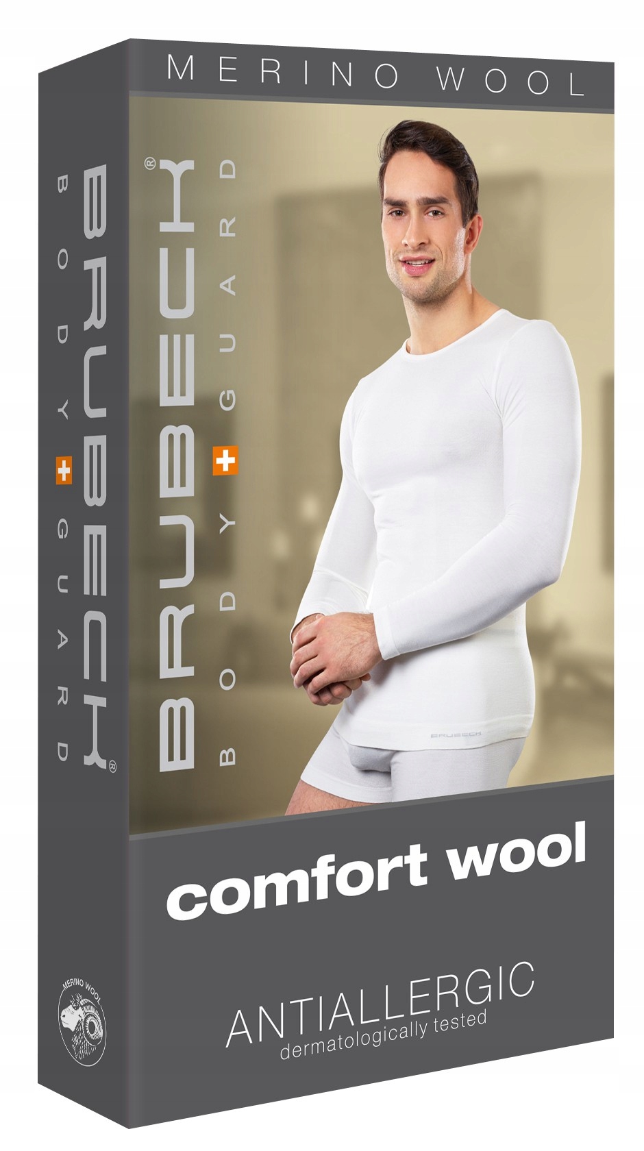 Brubeck TERMICZNA KOSZULKA Z WEŁNY MERYNOSÓW -M Stan opakowania oryginalne