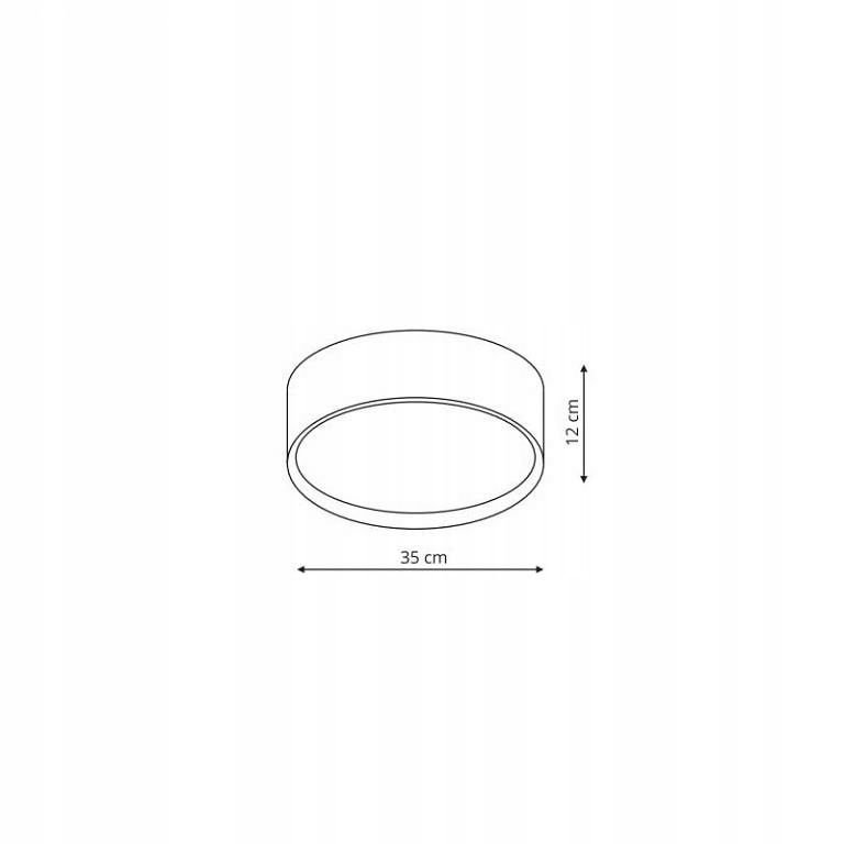 Lampa sufitowa, plafon Hudson biały Marka Light prestige