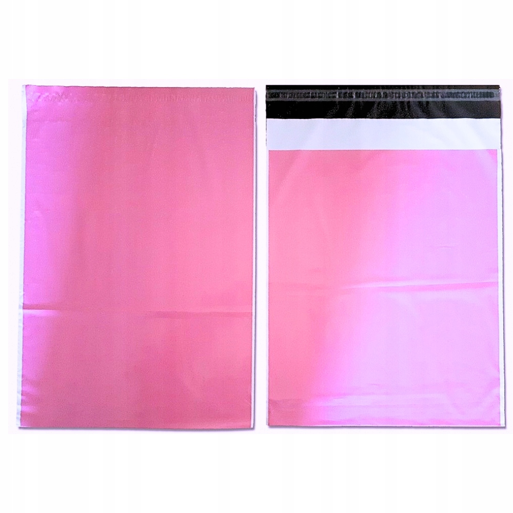 FOLIOPAKI KURIERSKIE KOPERTY RÓŻOWE 35x45 100 SZT