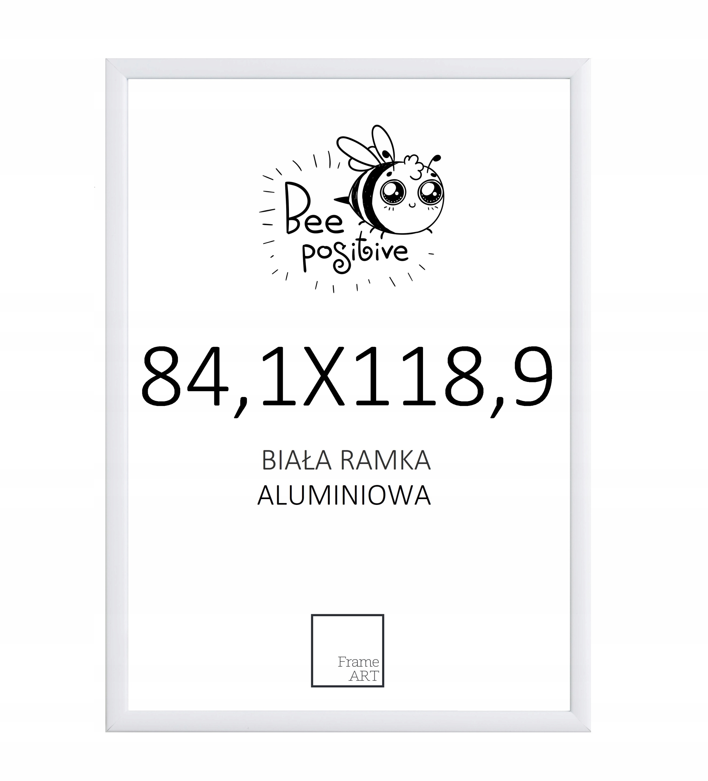 

Biała Rama Aluminiowa 84,1x118,9 Puzzle Plakat