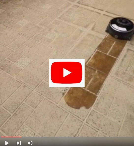 MOCNY ROBOT MYJĄCY MOPUJĄCY AUTOMATYCZNY MOP AUTOMATYCZNY POWRÓT DO BAZY Czas ładowania 150 min