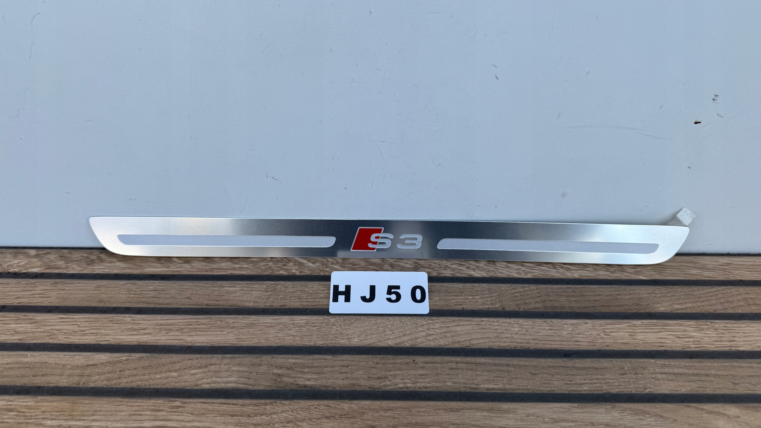 AUDI S3 8V moulding threshold front cap CHROM LH/RH 8V4853491 HJ50