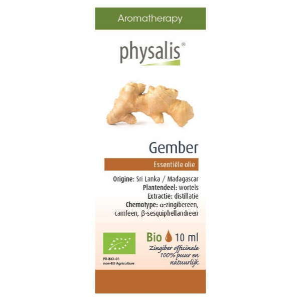 Olejek eteryczny gember (imbir) Bio 10ml