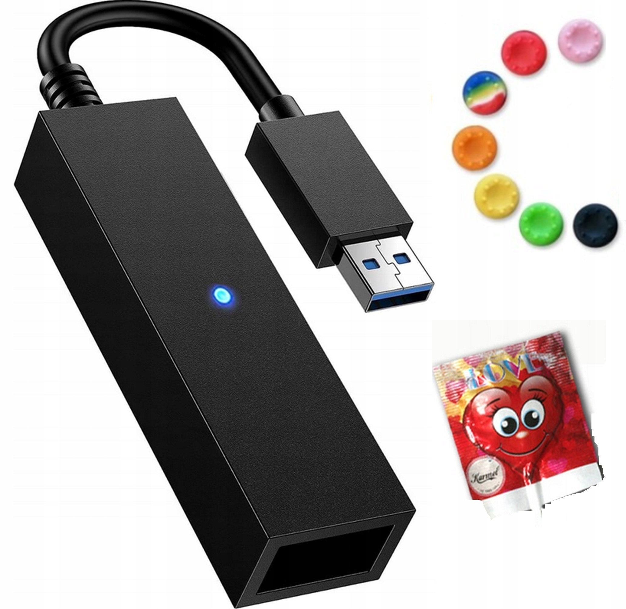 ADAPTER SONY PS5 VR DO PS4 KONWERTER KAMERY PLAY STATION + GUMKA GRATIS