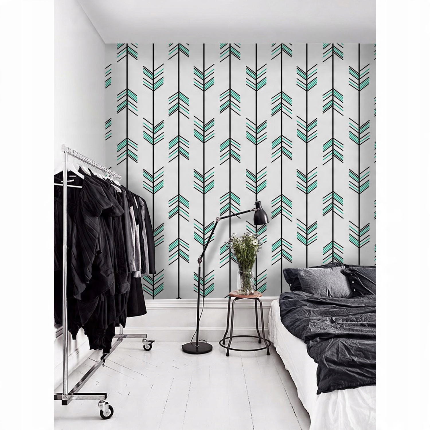

Fototapeta ścienna Strzałka czarno-biała 360x250cm