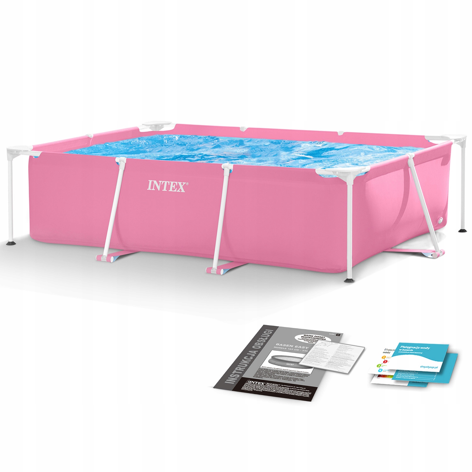 Záhradný roštový bazén veľký obdĺžnikový 220 x 150 cm Intex 28266