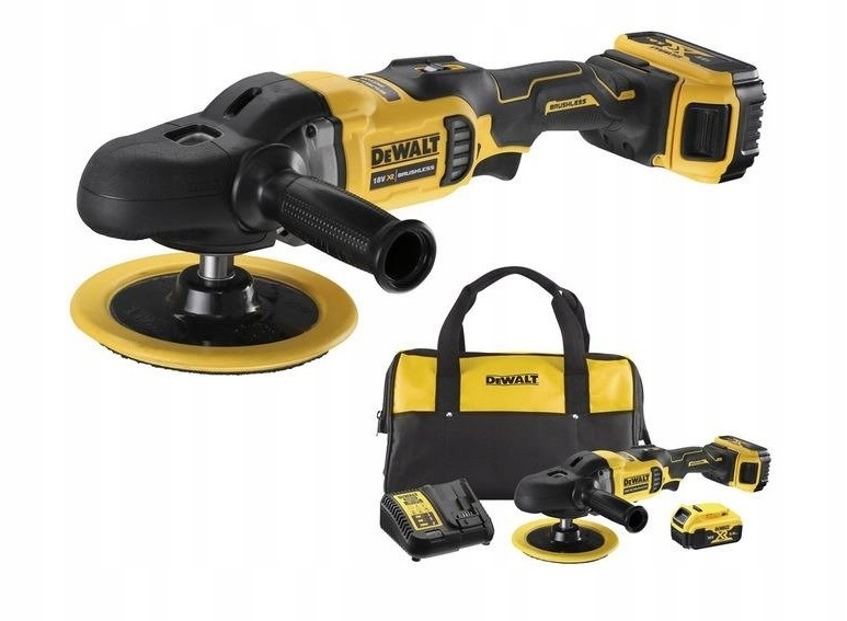 Rotačná Leštička 125 MM 150 MM 180 MM Akumulátorová 2X5AH Dw DCM849P2