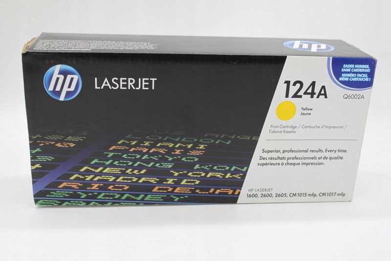 Hp 124A Q6002A toner žlutý originální