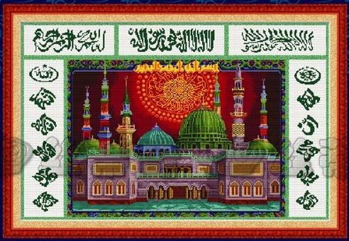 Křížková výšivka počítaná sada (kanva, mulina)