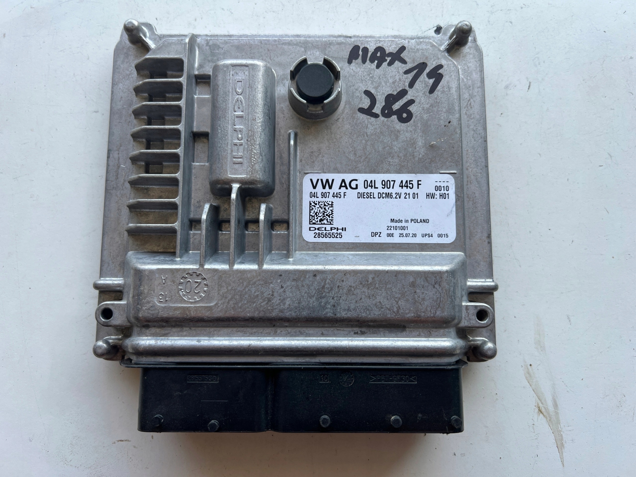 SKODA SCALA 1.6 TDI 04l907445f 28565525 22101001 computer Originale