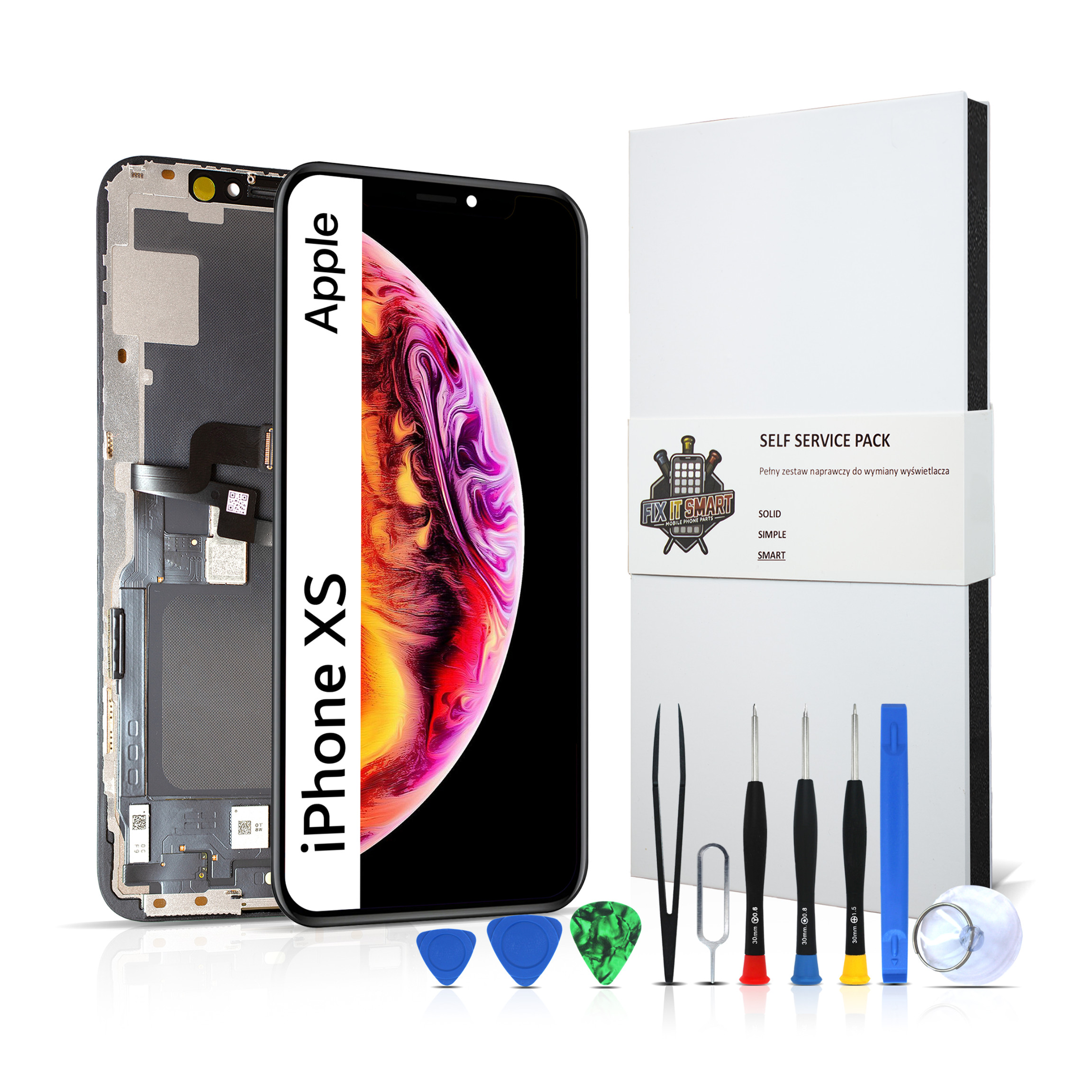 Sada pro opravu iPhonu Xs Nástroje LCD displej Oled matice