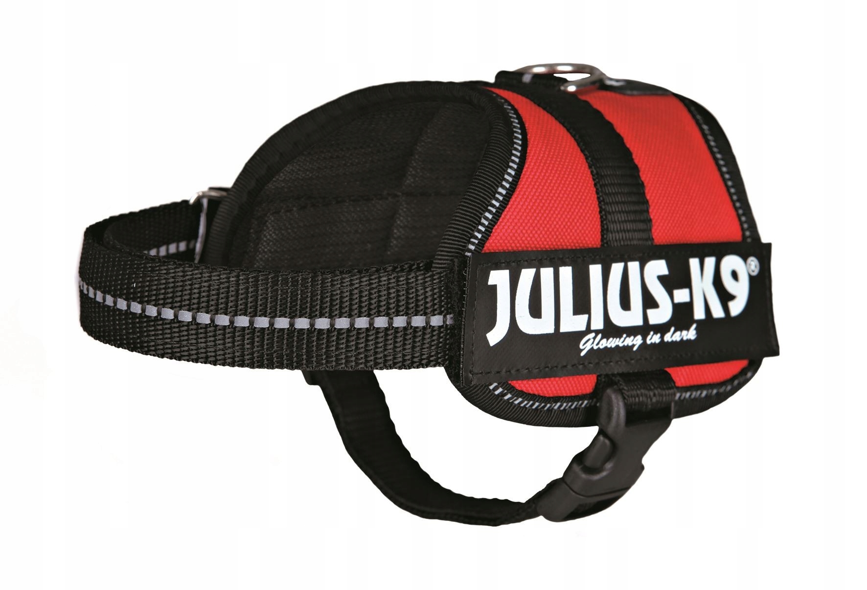 Levně Postroj Julius-K9 , Baby 1/XS: 30 40 cm, červený