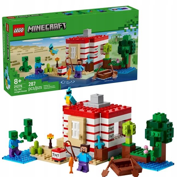 Lego Minecraft Dům Tnt v džungli 21275