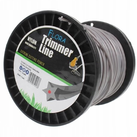 

Żyłka tnąca do kosy zbrojona gwiazdka 2.4mm 100M