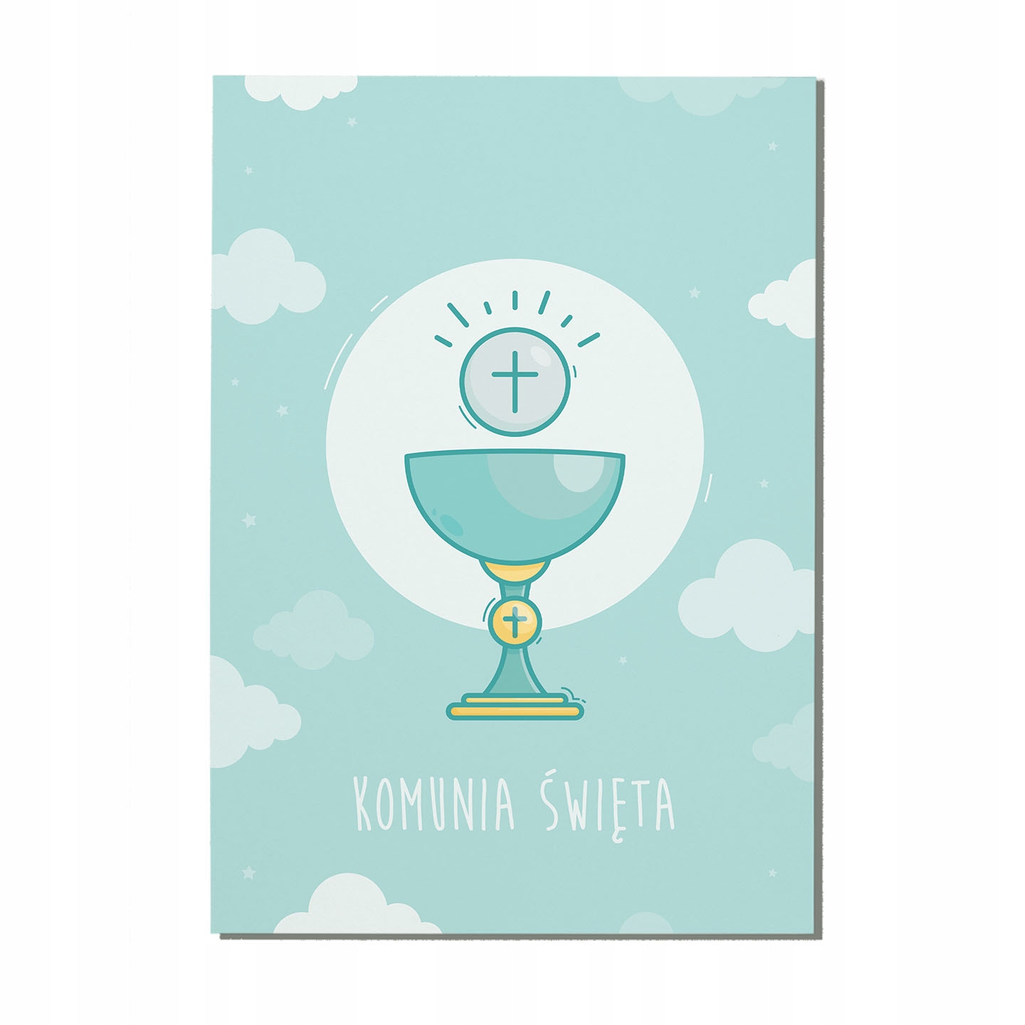 

Kartka pierwsza Komunia Święta Koperta