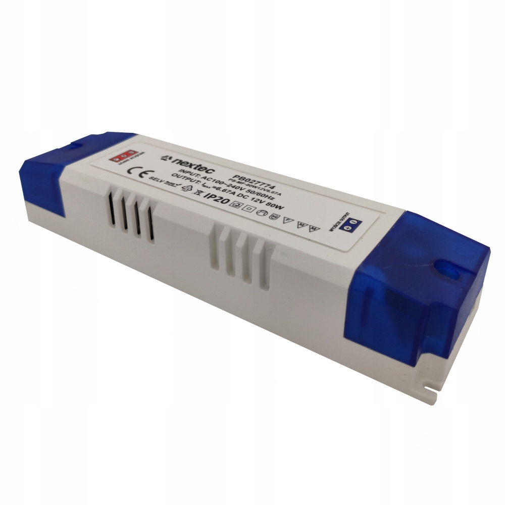 

Zasilacz 12V 80W 6,66A Montażowy do taśm Led